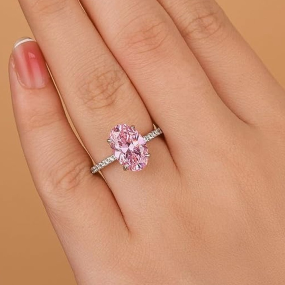 3ct Oval Sapphire Ring - Picture 3 of 14